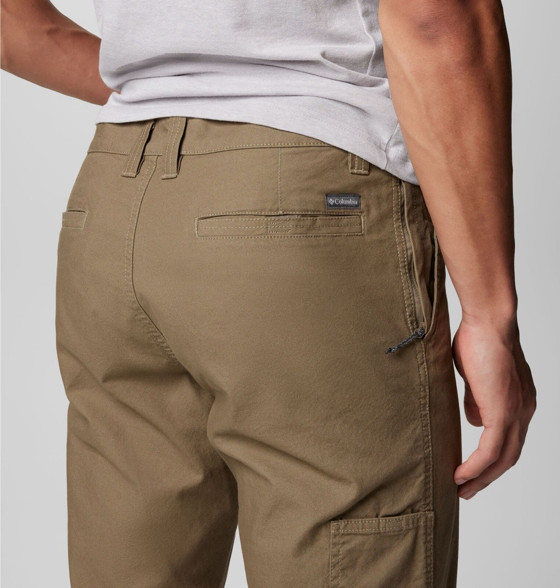 ★★Columbia★★ MLABEL WIDEFIT CUTLINE PANTS DARK KHAKI CIU Columbia Flex ROC Men's Athletic Khaki Pant Regular Fit