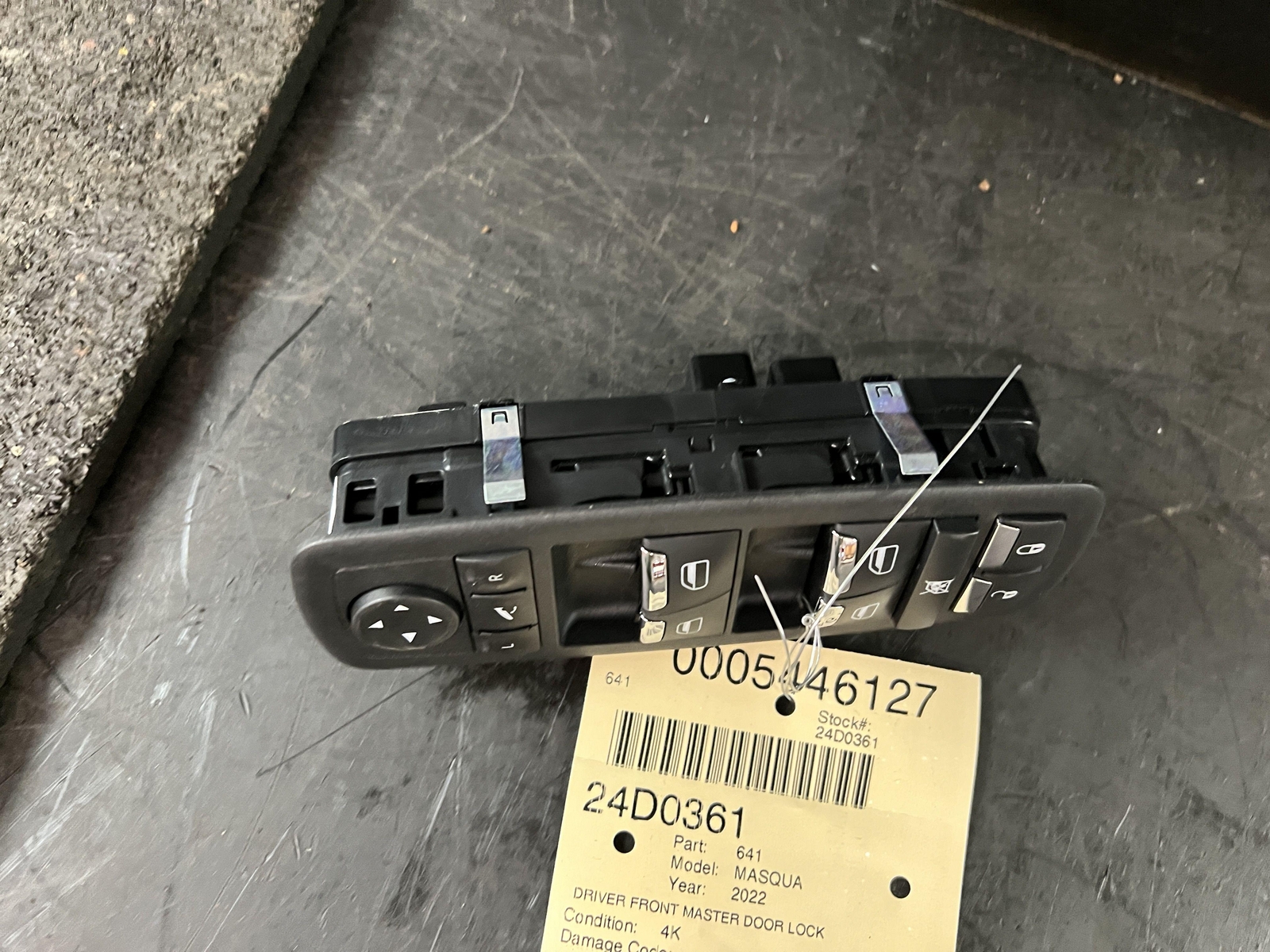 2022 MASERATI QUATTROPORT DRIVER FRONT MASTER DOOR LOCK WINDOW SWITCH 670025406