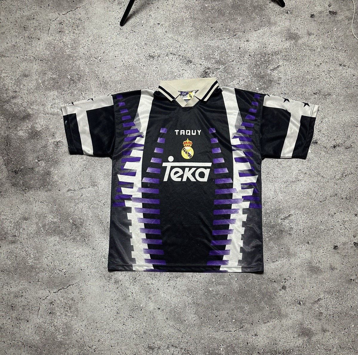 Real Madrid Spain 1997 1998 Third Football Shirt Soccer