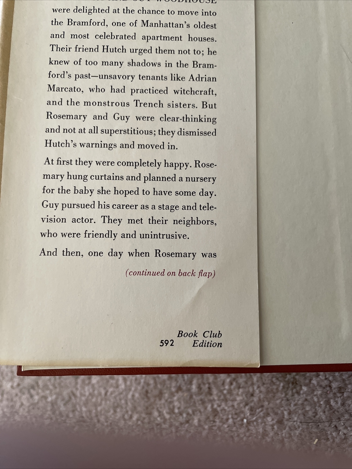 Rosemary's Baby by Ira Levin (1967, Hardcover) 9780394443089 eBay