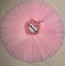 Pink Professional Ballet Tutu Costume or Rehearsal Russian 8 Layers Hoop Small