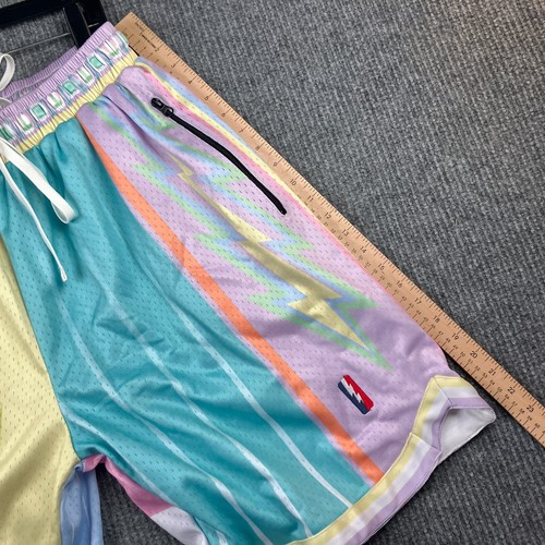 Trillest Basketball Shorts Mens XL Pastel Who Cares "What The" Swingman Hoop - 第 11/13 張圖片