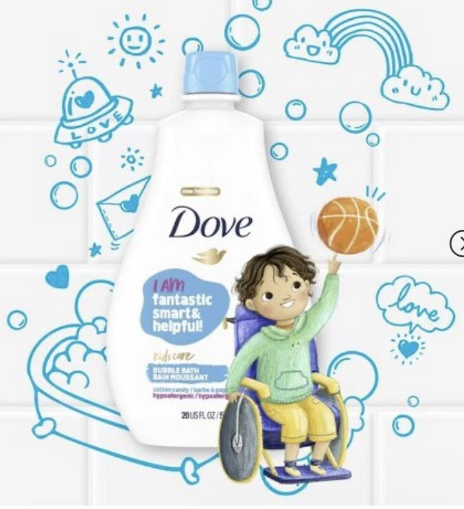 Dove Beauty Kids Care Hypoallergenic Bubble Bath Cotton Candy - 20 fl oz. 2 PACK - Image 2 of 4