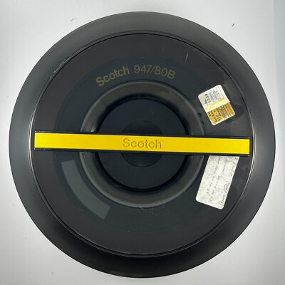 Vintage Scotch 947/80b Disk Pack 14'' 5 Platter Hard Disc Drive W Case