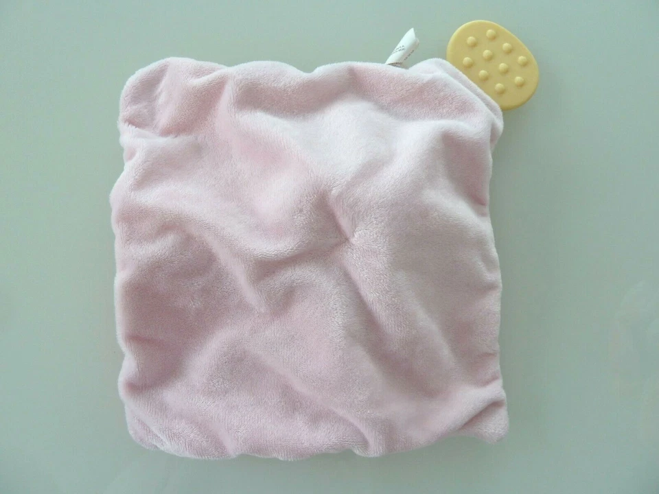 *. DOUDOU PLAT NICOTOY VACHE ROSE OISEAU JAUNE ECHARPE VERT PLAQUE - TTBE - Photo 2/3