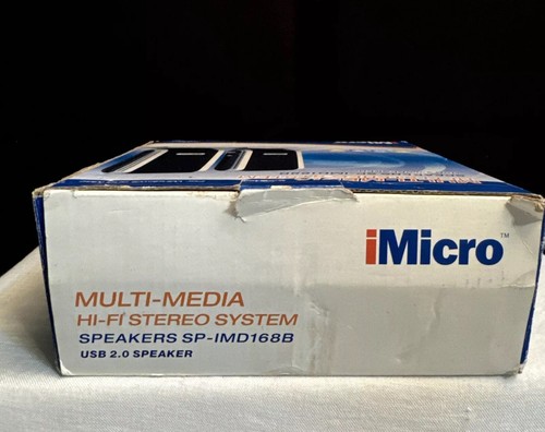 iMicro Multi-Media Hi-Fi Stereo System Speakers SP-IMD168B - Picture 4 of 11