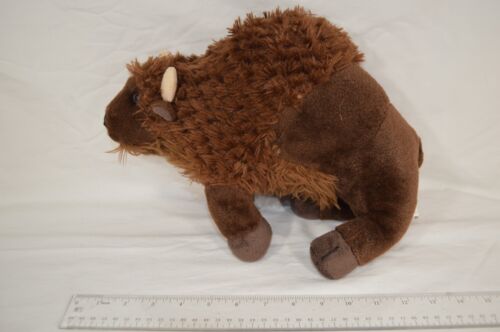 The Petting Zoo 12” Bison Buffalo Plush Stuffed Animal T4 - Picture 3 of 7