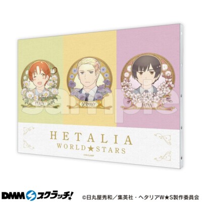Hetalia World Stars F0 Canvas Art Board DMM Scratch! B-1 Axis Powers New