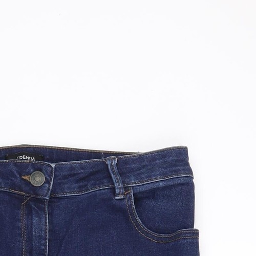 Matalan Womens Blue Cotton Blend Straight Jeans Size 10 L26 - Picture 4 of 12