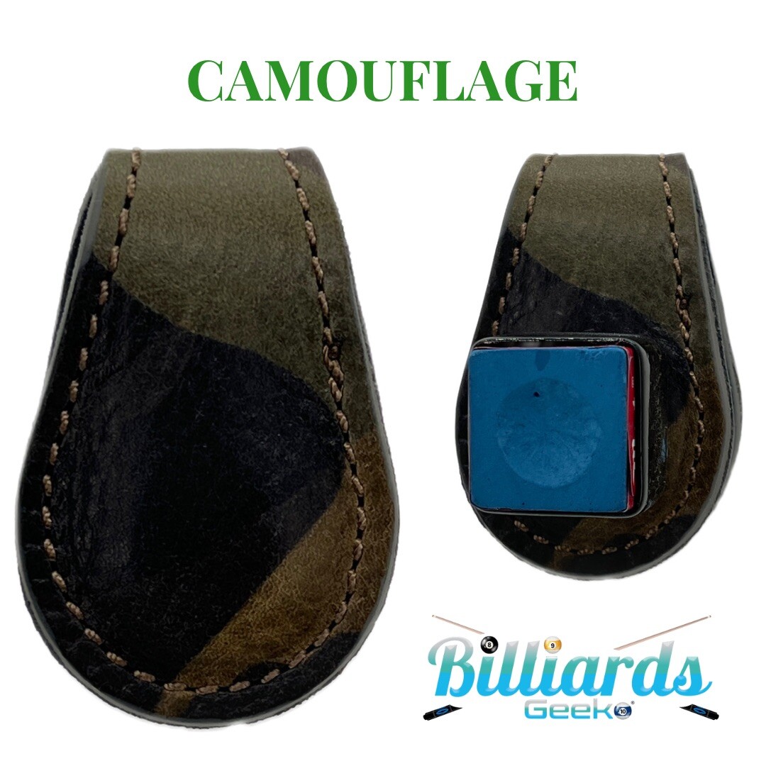 Soporte magnético de tiza para piscina billar geek - camuflaje