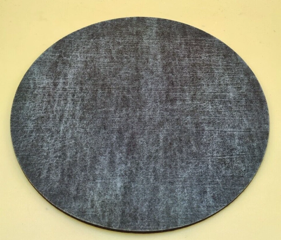 Hey Sign Sitzauflage Wollfilz Stuhl rund 30 cm x 5 mm Schoko 27 Wolle Filz AR - Bild 4 von 4