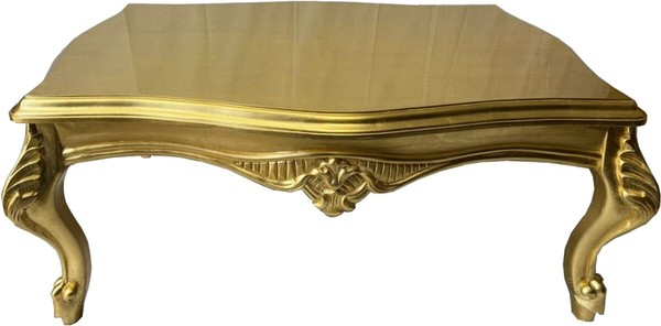 Casa Padrino Luxus Barock Couchtisch Gold 120 Cm - Barockstil Wohnzimmer MöBel-image