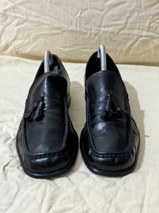 バレンシアガ Calfskin Braided Derby Loafers 42