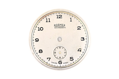 ROAMER MST 352 Vintage Watch Dial small Second 29mm incl. Hands (ZB922)