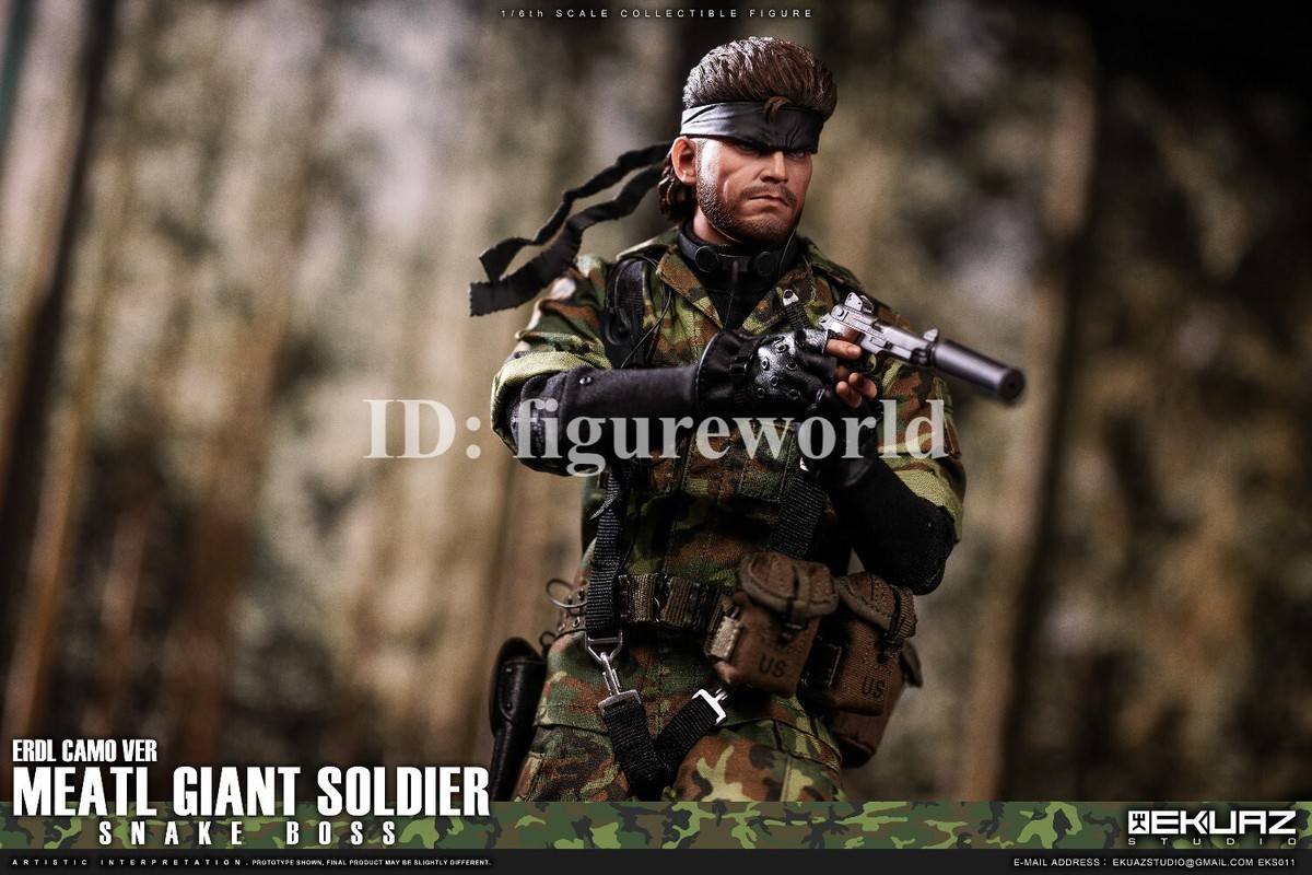 EKUAZ STUDIO EKS011 1/6 Metal Shadow Gear Solid Snake Action
