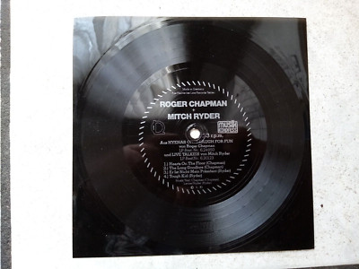 Musik Express Schallfolie (Beilage) Roger Chapman+Mitch Ryder-von 1980