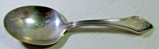 Antique 1915 Sterling Silver Gorham Baby Feeding Spoon Pattern: Clermont monogr