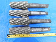 LOT HSS SPIRAL FLUTE MORSE TAPER #4 TAPER REAMERS ABOUT 2.058 - 1.399 LATHE TOOL