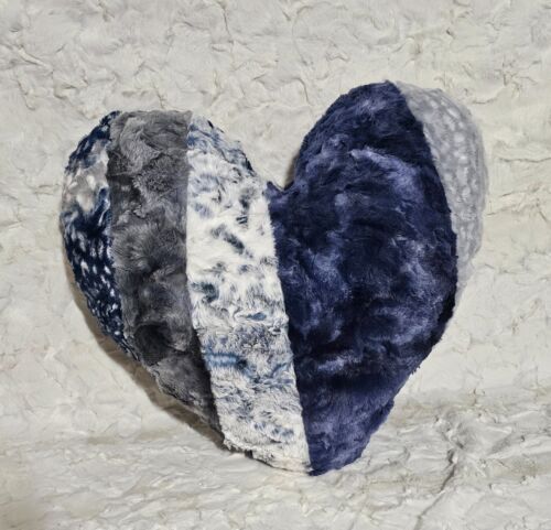 Boho Patchwork Pillow, Heart Pillow Plushy, Gift for Girls Tie Dye Heart Pillow