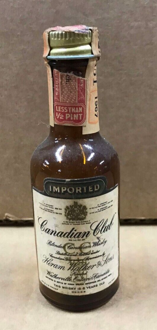 未開封】Canadian Club 1967年ボトル 古酒 未開封】Canadian Club 1967