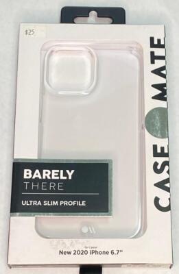 Case-Mate - Barely There - Case iPhone 12 Pro Max (5G) - Ultra Slim  - Clear
