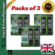 Nicorette QuickMist 1mg Mouthspray Freshmint 2x150 Spray New Pack 4 Exp = 2028