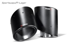 Akrapovic Carbon Endrohrsatz für Nissan 370Z Coupe Roadster je 1x125mm rund