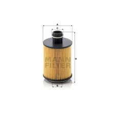 Image of MANN HU7004/1X Oil Filter Fits Vauxhall Combo 1.3 CDTi 1.6 CDTi 2.0 CDTi