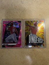 2025 Panini Prizm James Wood Pink Ice Prizm & Dingers Washington Nationals