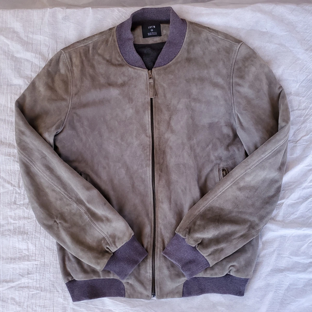 Barneys New York Suede Outer Shell Coats, Jackets & Vests for Men