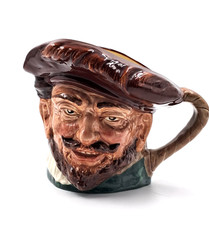 Royal Daulton Sir Frances Drake Explorer Large Toby Mug 6" England Vintage