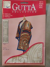 Gutta Seidenschal 45x180cm – Rohseide zum Selbstbemalen – DIY Silk