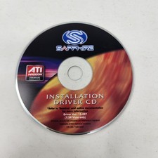 ATI Sapphire Replacement Installation Driver CD V 13.027