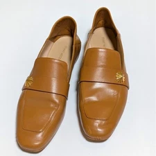 STUART WEITZMAN WYLIE STAR collapsible-heel loafers SHOES TAN 9