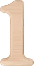 847322 Pine House Number 1 6.5-Inch Wood