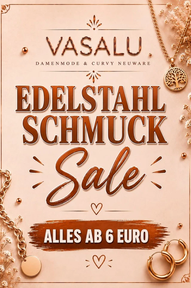 Edelstahlschmuck Sale - Damenmode Herbst Neuware