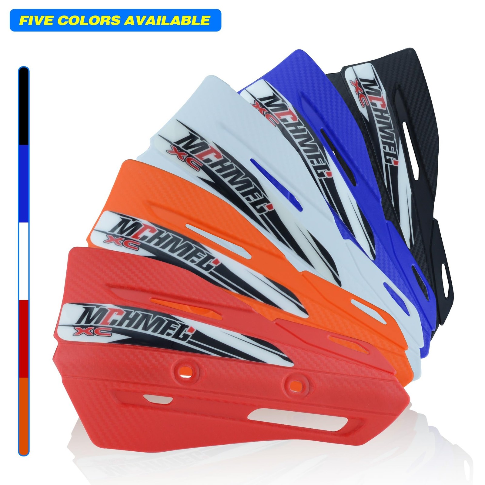 Dirt Bike Handguards with Grips - 7/8" and 1 1/8" Motorcycle Hand Guards for ...