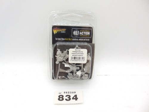 Wargaming World War II Bolt Action German Feldgendarme Motorcyle Team
