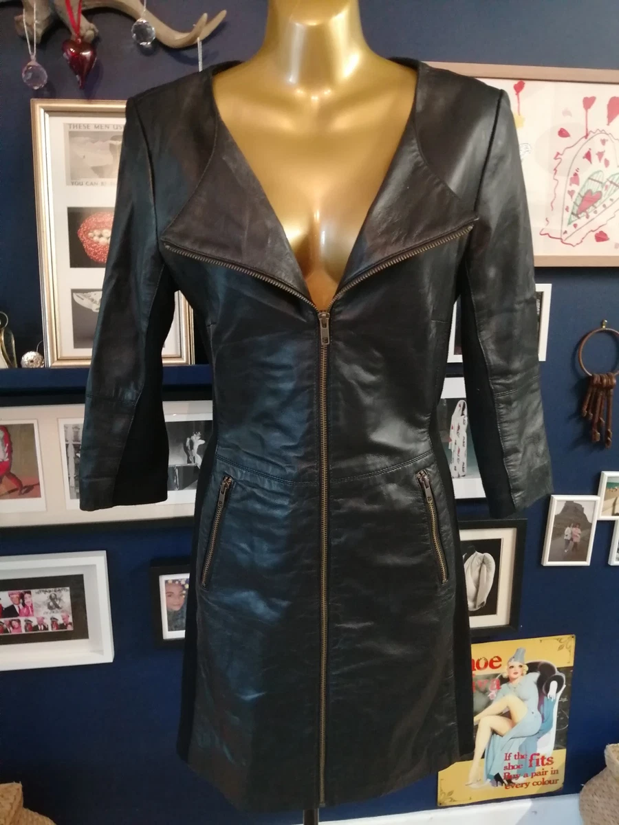 Leather Women's 3/4 Sleeve Dresses for sale | eBay UK