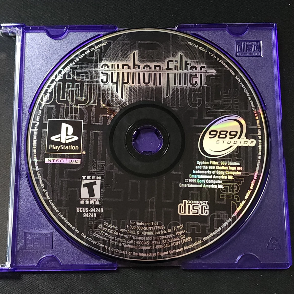 Jeu PS1 Syphon Filter 2 - Version PAL, Bon état Complet