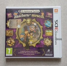 IL PROFESSOR LAYTON E LA MASCHERA DEI MIRACOLI NINTENDO 3DS - NUOVO SIGILLATO 