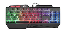 Rii RK202 RGB Gaming Keyboard Multiple Color Rainbow LED Backlit US... Fast Ship