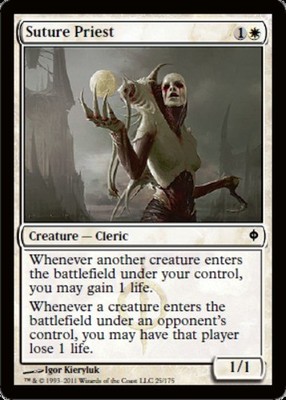 1x Suture Priest Heavy Play MTG Magic - Kid Icarus -