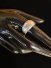 Vintage Sterling Silver 925 Signed Simple Ring Wedding Band 10g
