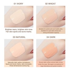 Women Mini Concealer Covers Dark Circles Liquid Concealer Eliminate Acne Marks