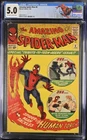 Amazing Spider-Man #8 CGC 5.0 OW/W - 1st Living Brain - Fantastic Four - RareCo