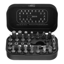 29pcs Phillips Slotted Hex Torx Screwdriver Bit Set with Bit Holder