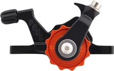 Paul Component Engineering Klamper Disc Caliper, Short Pull, Black with Orange A