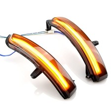 2pcs Dynamic Turn Signal LED Side Mirror Indicator Blinker Sequential Light w...
