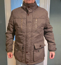 Men's Coat Hooded Thick Cotton -UK L - Never worn out